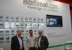 Marcel van der Graaf and Branco de Kok with HortiMat and Leo van der Ven CEO of Flexibellsystems